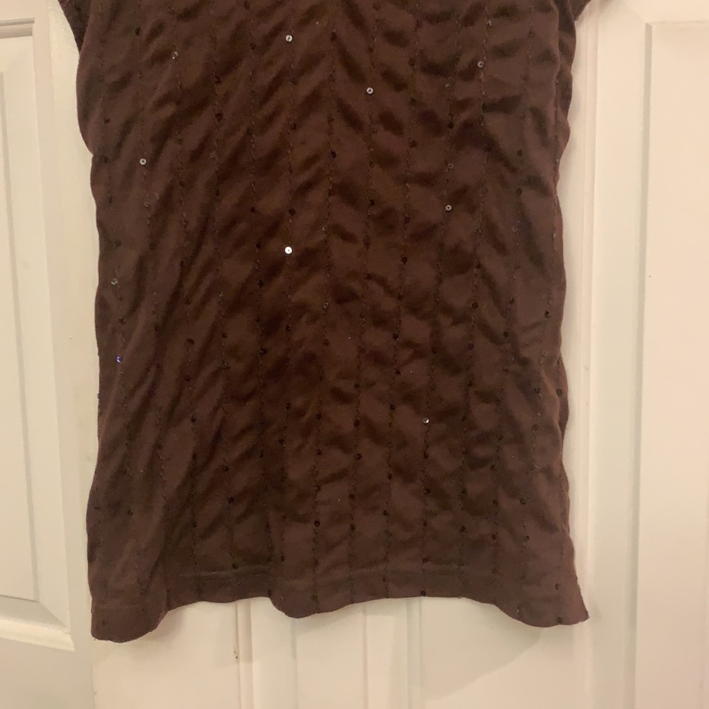 Self Esteem Brown Lace-Trim Cami Tank Top - Picture 4 of 12